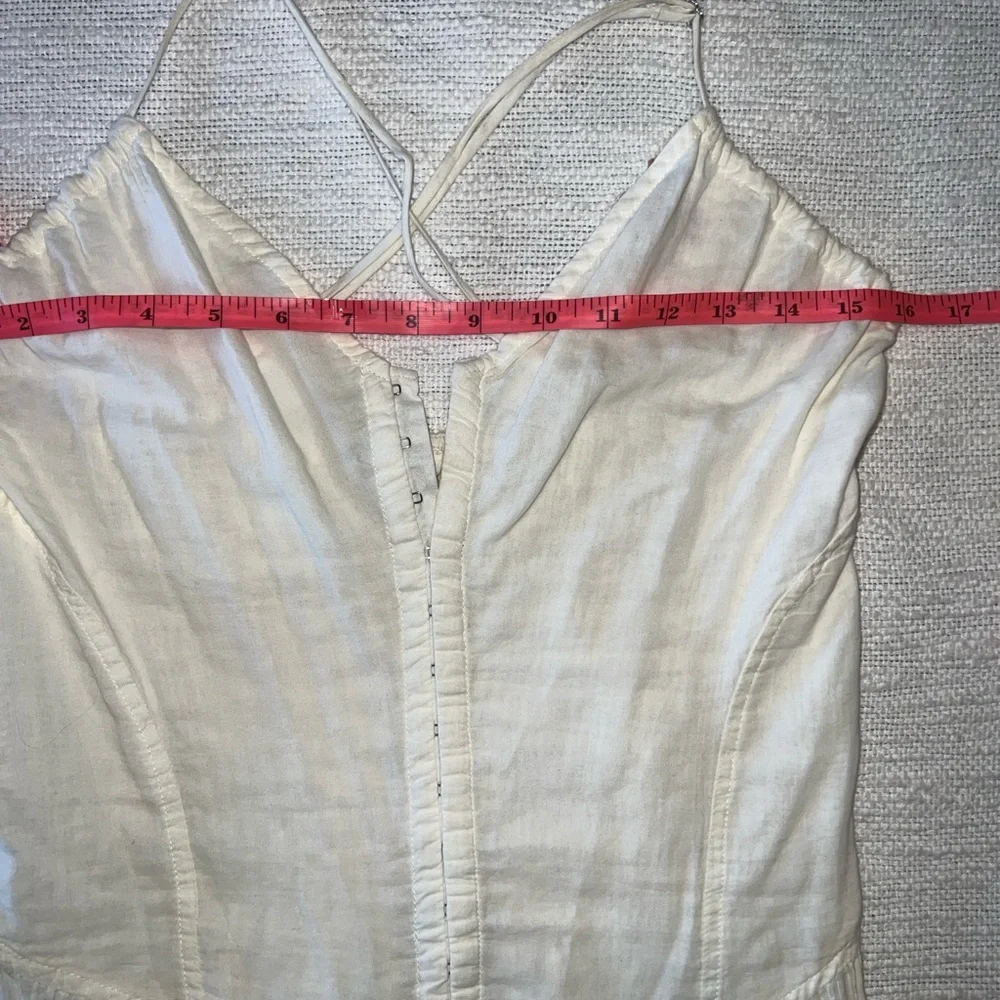 Free People Heating Up Maxi Slip Dress NWOT Small Ivory Cream - Picture 9 of 16